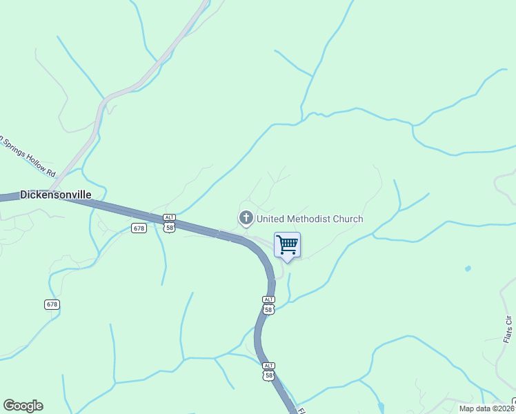 map of restaurants, bars, coffee shops, grocery stores, and more near 201 Cedar Rock Drive in Castlewood