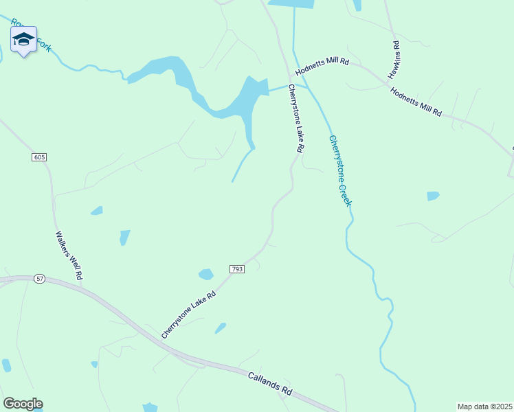 map of restaurants, bars, coffee shops, grocery stores, and more near 685 Cherrystone Lake Road in Chatham