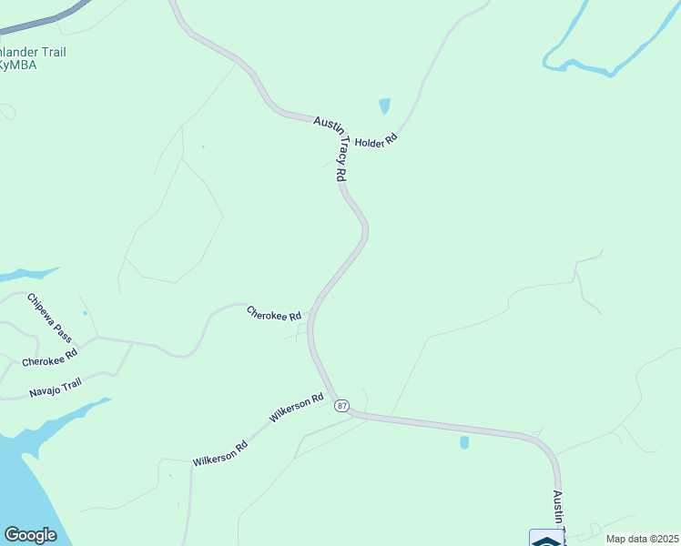 map of restaurants, bars, coffee shops, grocery stores, and more near Austin Tracy Rd in Barren