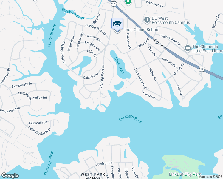map of restaurants, bars, coffee shops, grocery stores, and more near 3 Vacation Lane in Portsmouth