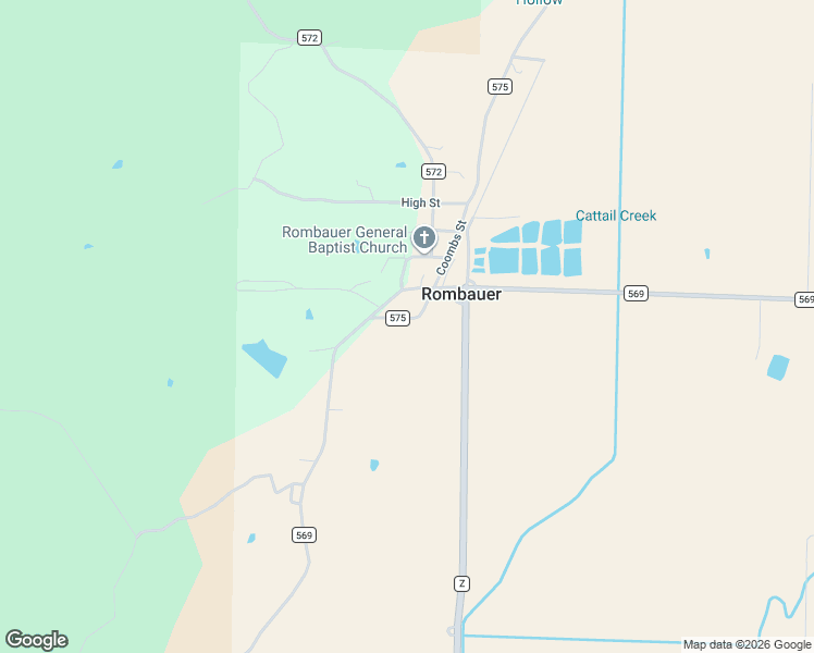 map of restaurants, bars, coffee shops, grocery stores, and more near 94 Blumyer Street in Rombauer