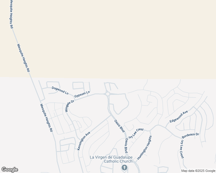 map of restaurants, bars, coffee shops, grocery stores, and more near 1671 Encanto Cove in Mesquite