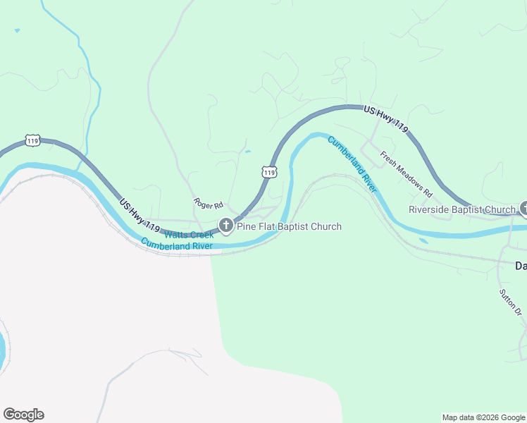 map of restaurants, bars, coffee shops, grocery stores, and more near 158 Red Wing Road in Wallins Creek