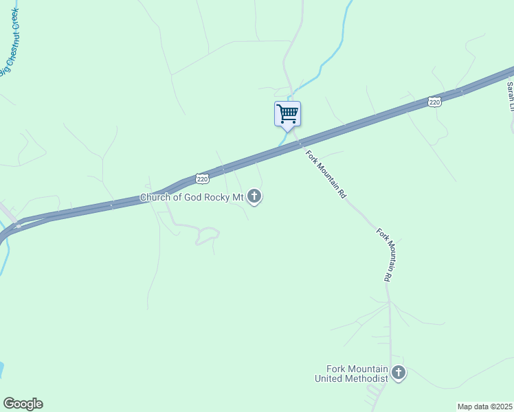 map of restaurants, bars, coffee shops, grocery stores, and more near 34 Brookledge Lane in Rocky Mount