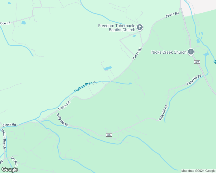 map of restaurants, bars, coffee shops, grocery stores, and more near 509 Pierce Road in Atkins