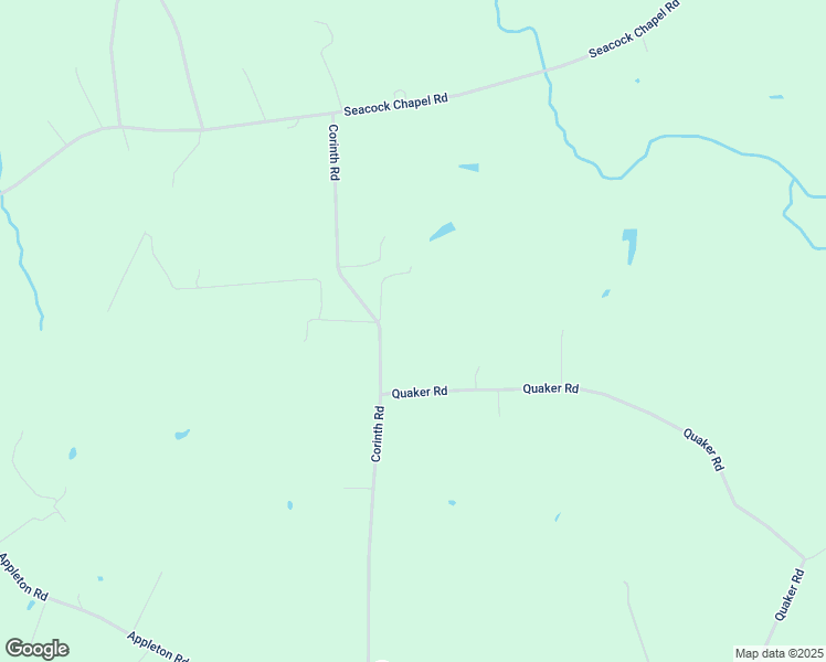 map of restaurants, bars, coffee shops, grocery stores, and more near 13801 Corinth Road in Ivor