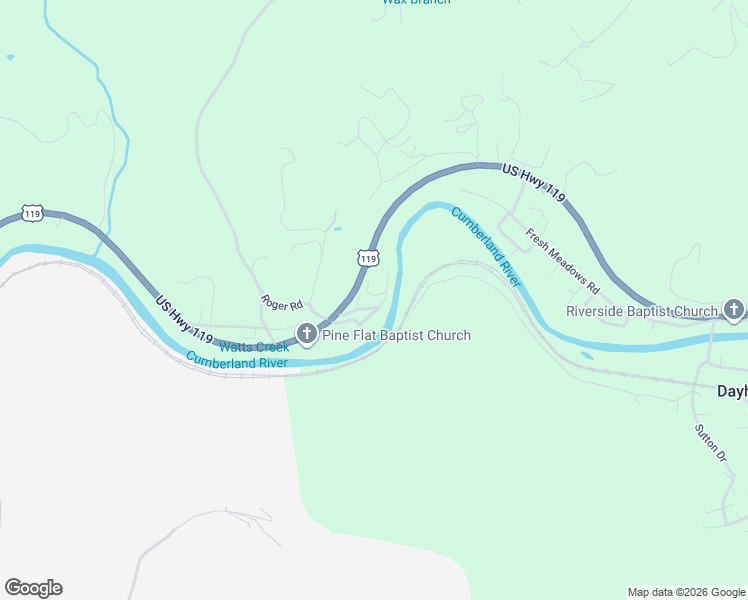 map of restaurants, bars, coffee shops, grocery stores, and more near 158 Red Wing Road in Wallins Creek