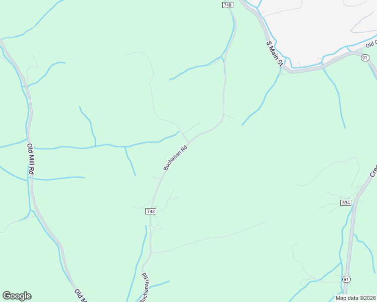 map of restaurants, bars, coffee shops, grocery stores, and more near 7329 Buchanan Road in Glade Spring