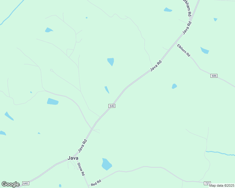 map of restaurants, bars, coffee shops, grocery stores, and more near 3557 Java Road in Java