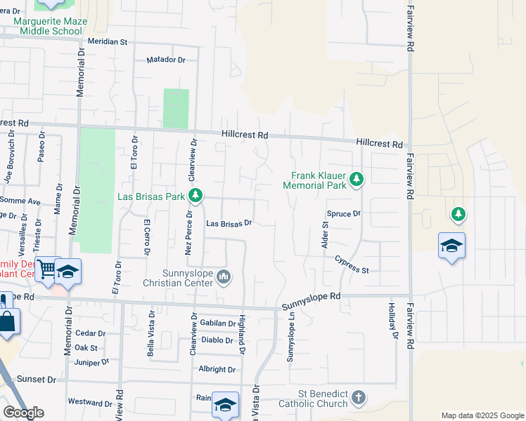 map of restaurants, bars, coffee shops, grocery stores, and more near 1680 El Camino De Vida in Hollister