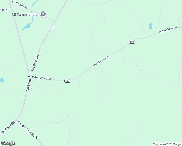 map of restaurants, bars, coffee shops, grocery stores, and more near 608 Indian Creek Road in Freeman