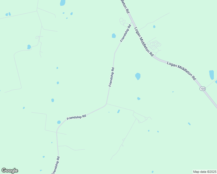 map of restaurants, bars, coffee shops, grocery stores, and more near 4801-6499 Friendship Road in Auburn
