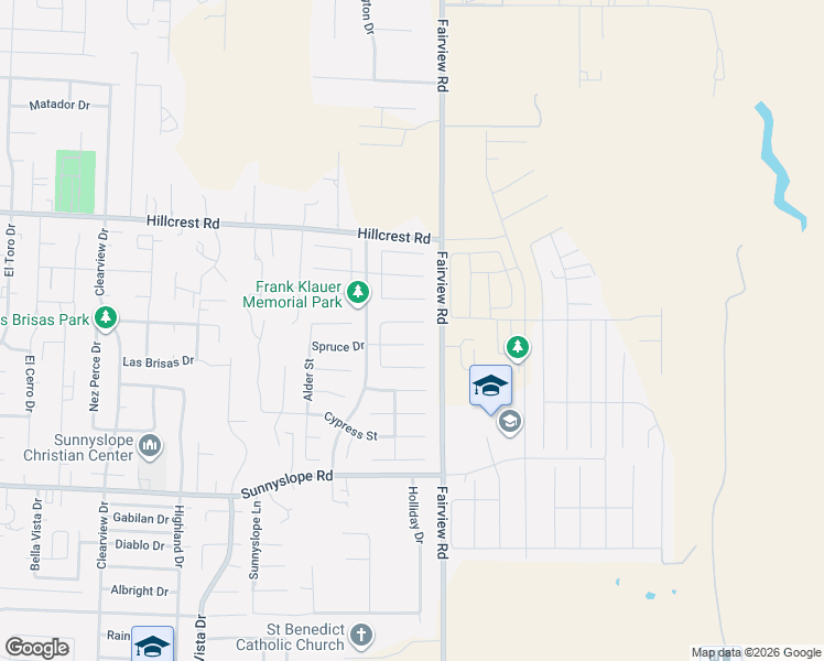 map of restaurants, bars, coffee shops, grocery stores, and more near 2141 Spruce Drive in Hollister