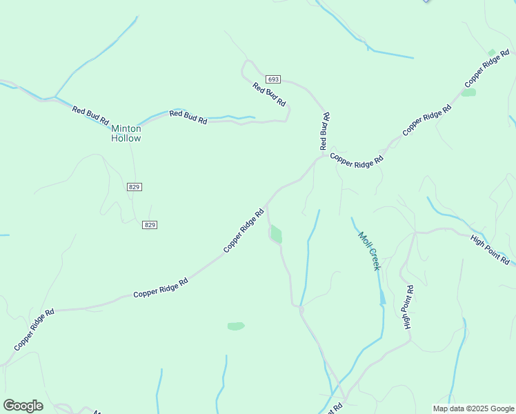 map of restaurants, bars, coffee shops, grocery stores, and more near State Route 604 in Castlewood