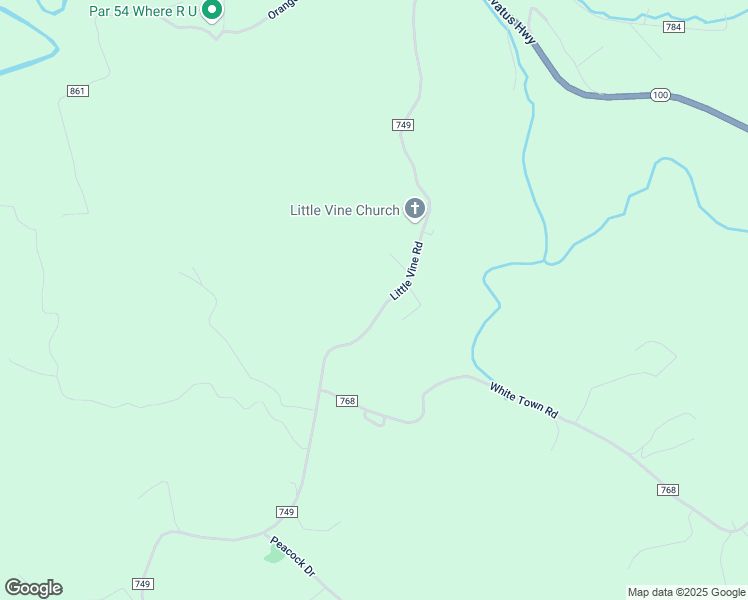 map of restaurants, bars, coffee shops, grocery stores, and more near Little Vine Road in Hillsville