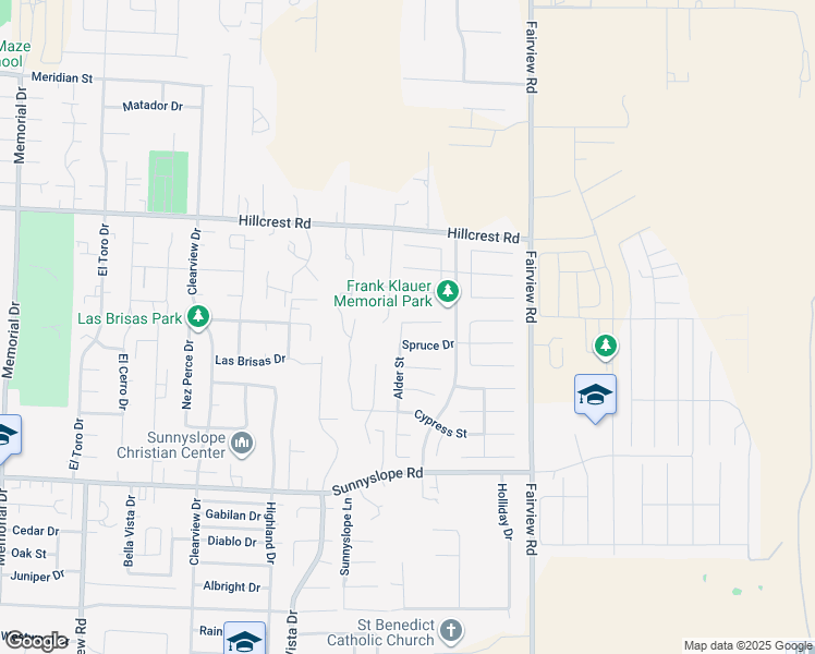 map of restaurants, bars, coffee shops, grocery stores, and more near 961 Alder Street in Hollister