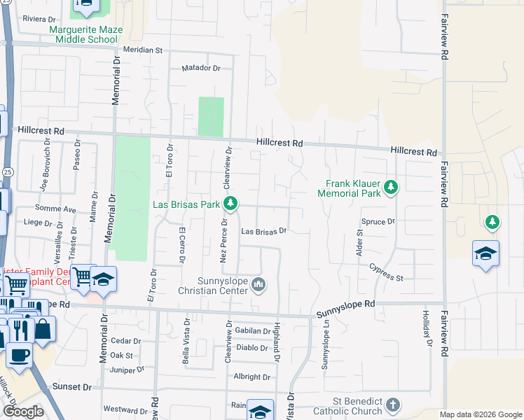 map of restaurants, bars, coffee shops, grocery stores, and more near 1461 Trinity Court in Hollister