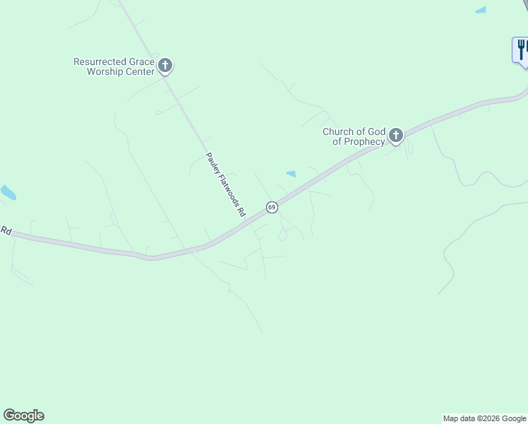 map of restaurants, bars, coffee shops, grocery stores, and more near 1646 Lead Mine Road in Austinville