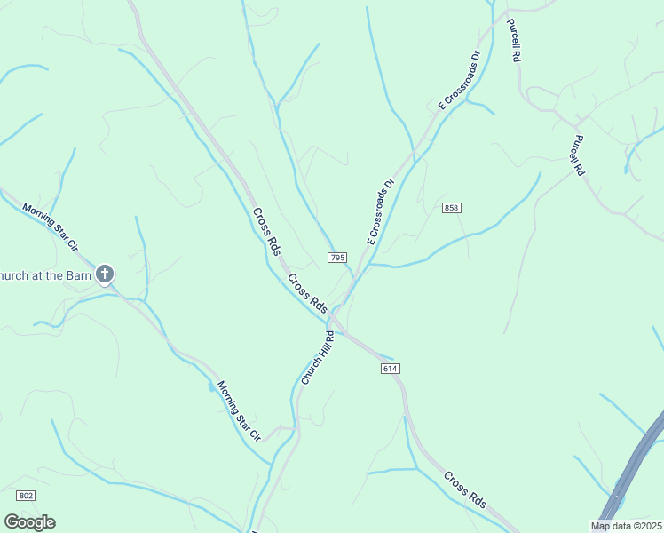 map of restaurants, bars, coffee shops, grocery stores, and more near County Road 795 in Lebanon