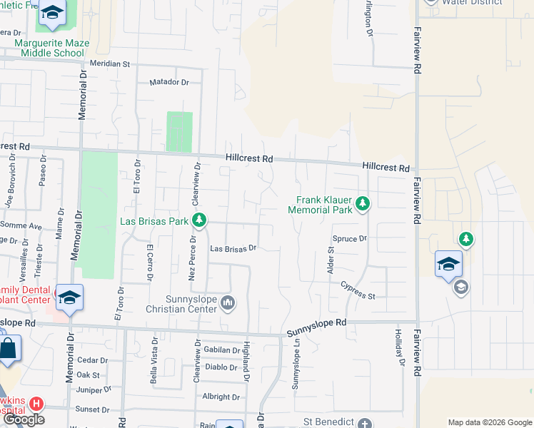 map of restaurants, bars, coffee shops, grocery stores, and more near 201 Los Altos Drive in Hollister