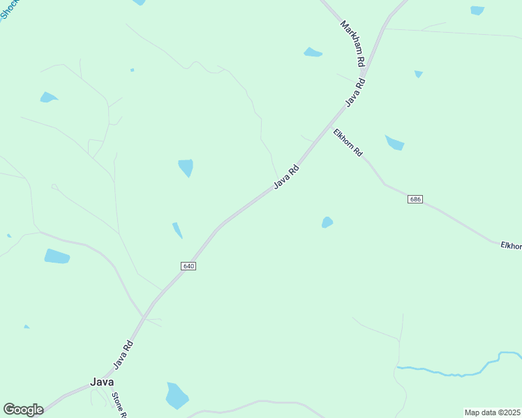 map of restaurants, bars, coffee shops, grocery stores, and more near 3792 Java Road in Java