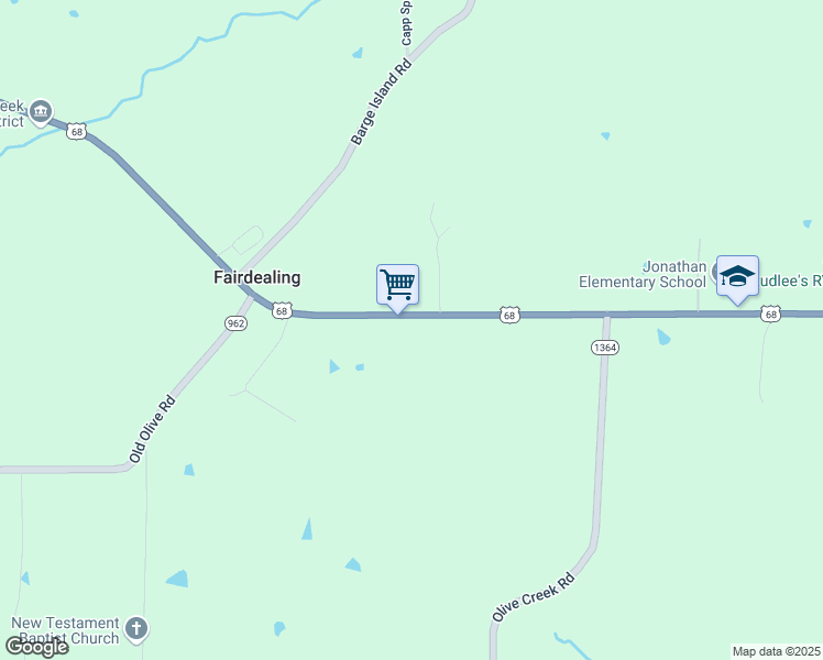 map of restaurants, bars, coffee shops, grocery stores, and more near 8270 U.S. 68 in Benton