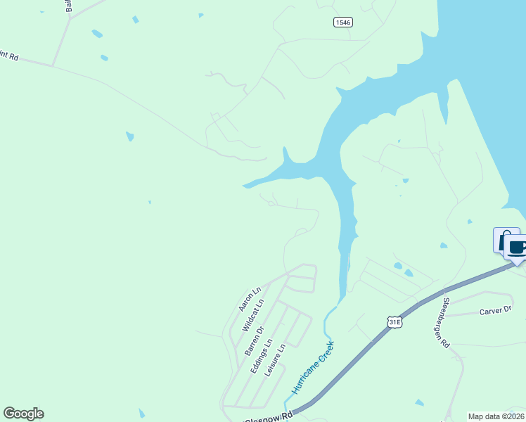map of restaurants, bars, coffee shops, grocery stores, and more near Lost Cove Lane in Scottsville