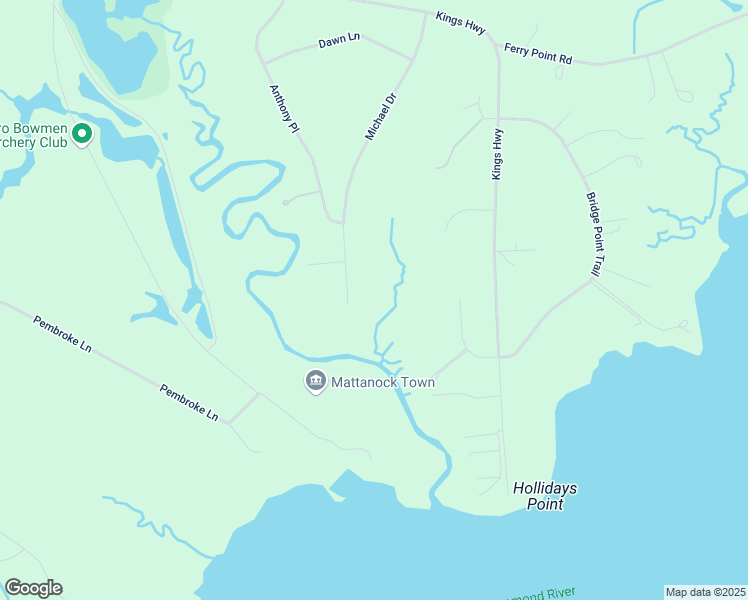 map of restaurants, bars, coffee shops, grocery stores, and more near 4033 Michael Drive in Suffolk