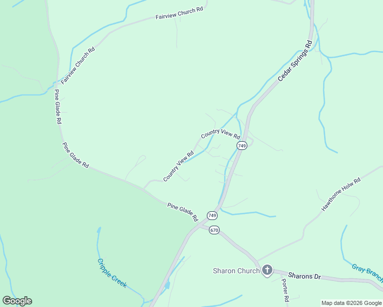 map of restaurants, bars, coffee shops, grocery stores, and more near Country View Road in Wythe County