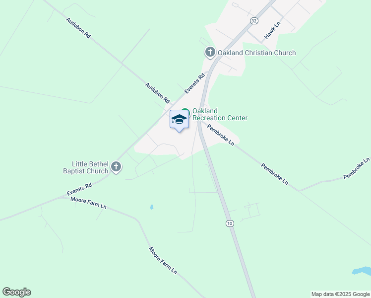 map of restaurants, bars, coffee shops, grocery stores, and more near 5403 Godwin Boulevard in Suffolk