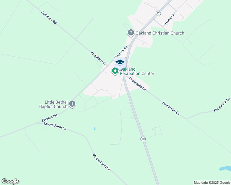 map of restaurants, bars, coffee shops, grocery stores, and more near 5403 Godwin Boulevard in Suffolk