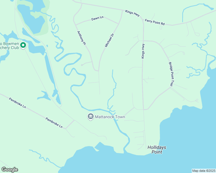 map of restaurants, bars, coffee shops, grocery stores, and more near 4033 Michael Drive in Suffolk