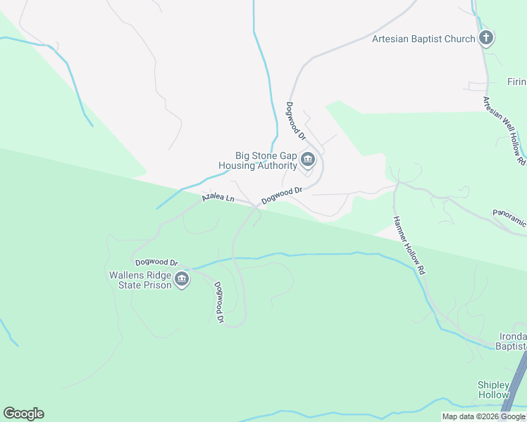 map of restaurants, bars, coffee shops, grocery stores, and more near 211 Woodstone Drive East in Big Stone Gap