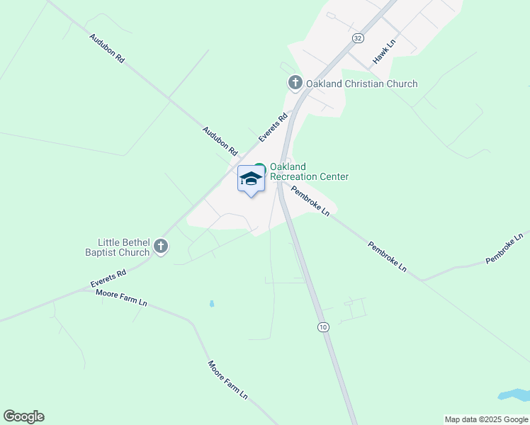 map of restaurants, bars, coffee shops, grocery stores, and more near 5511 Godwin Boulevard in Suffolk