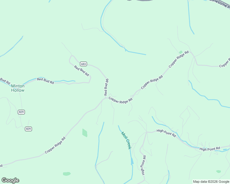 map of restaurants, bars, coffee shops, grocery stores, and more near 2229 Red Bud Road in Castlewood