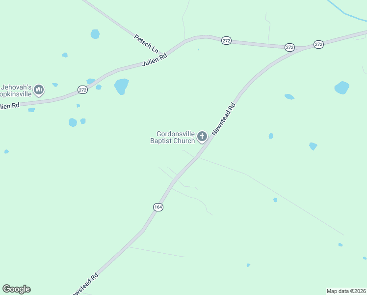 map of restaurants, bars, coffee shops, grocery stores, and more near 6630 Newstead Road in Hopkinsville