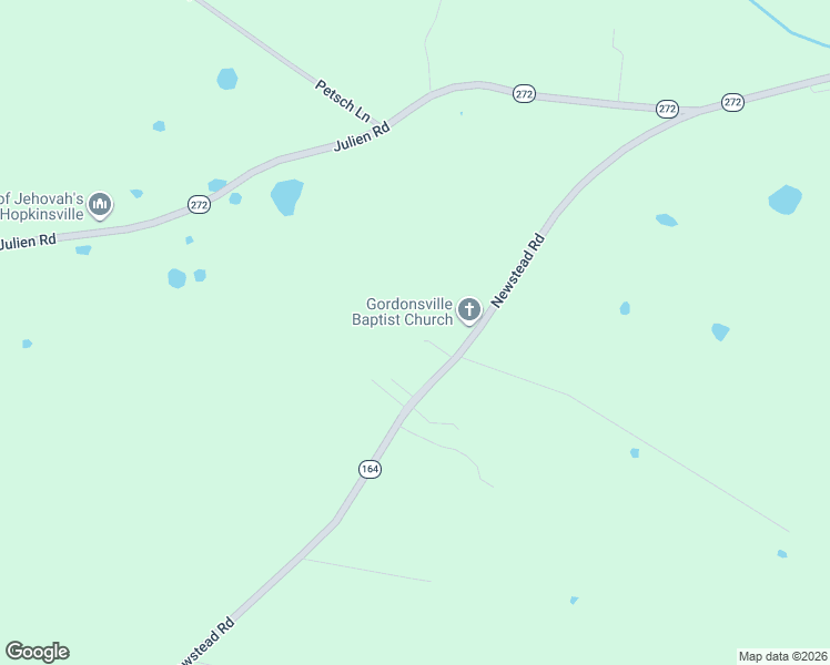 map of restaurants, bars, coffee shops, grocery stores, and more near 6630 Newstead Road in Hopkinsville