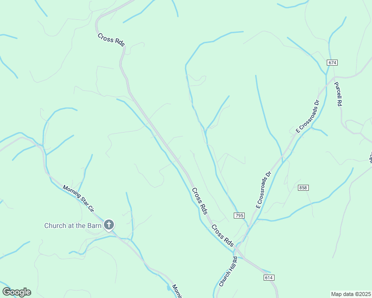 map of restaurants, bars, coffee shops, grocery stores, and more near County Road 614 in Lebanon
