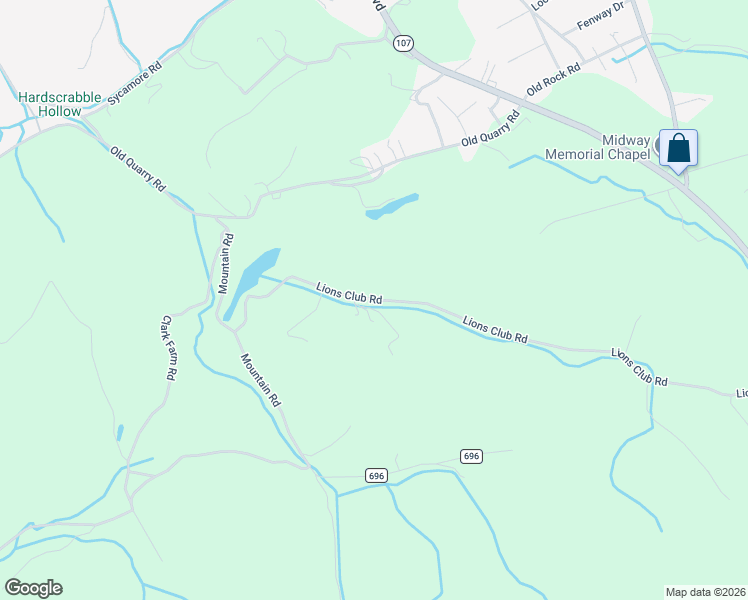 map of restaurants, bars, coffee shops, grocery stores, and more near 551-563 Lions Club Road in Saltville