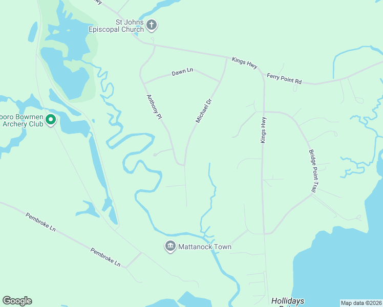map of restaurants, bars, coffee shops, grocery stores, and more near 4023 Michael Drive in Suffolk