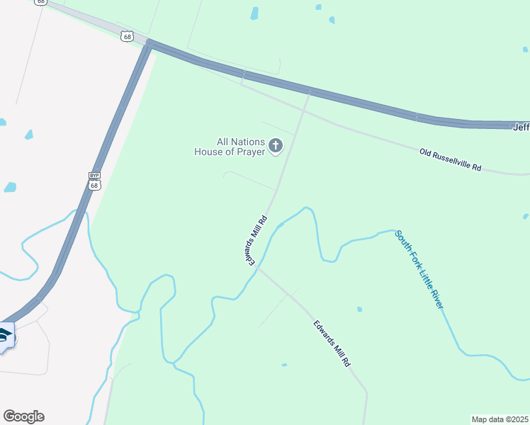 map of restaurants, bars, coffee shops, grocery stores, and more near 260-318 Edwards Mill Rd in Hopkinsville