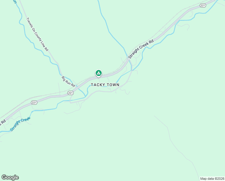 map of restaurants, bars, coffee shops, grocery stores, and more near 344 State Highway 3448 in Stoney Fork