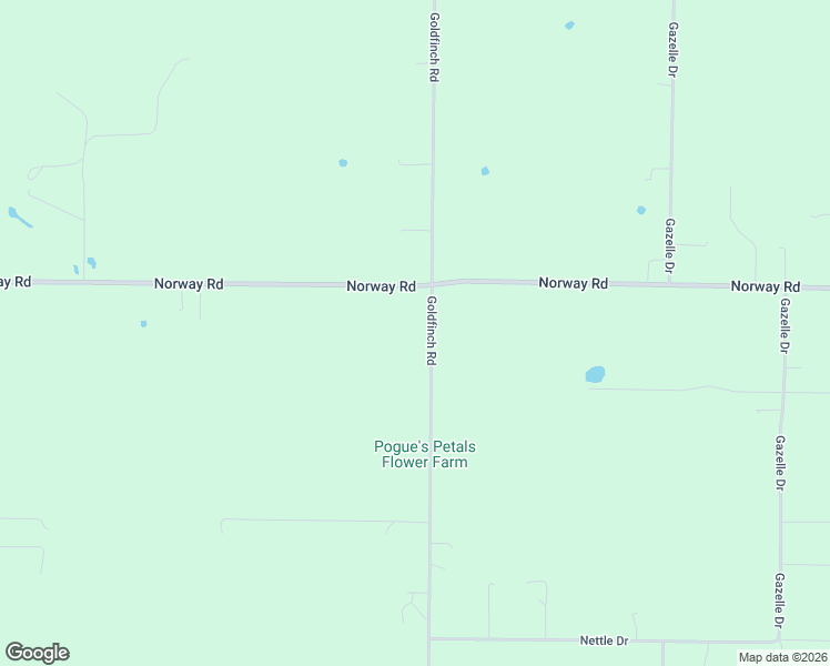 map of restaurants, bars, coffee shops, grocery stores, and more near 15090 Goldfinch Road in Neosho