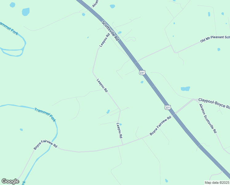 map of restaurants, bars, coffee shops, grocery stores, and more near Leayou Road in Alvaton