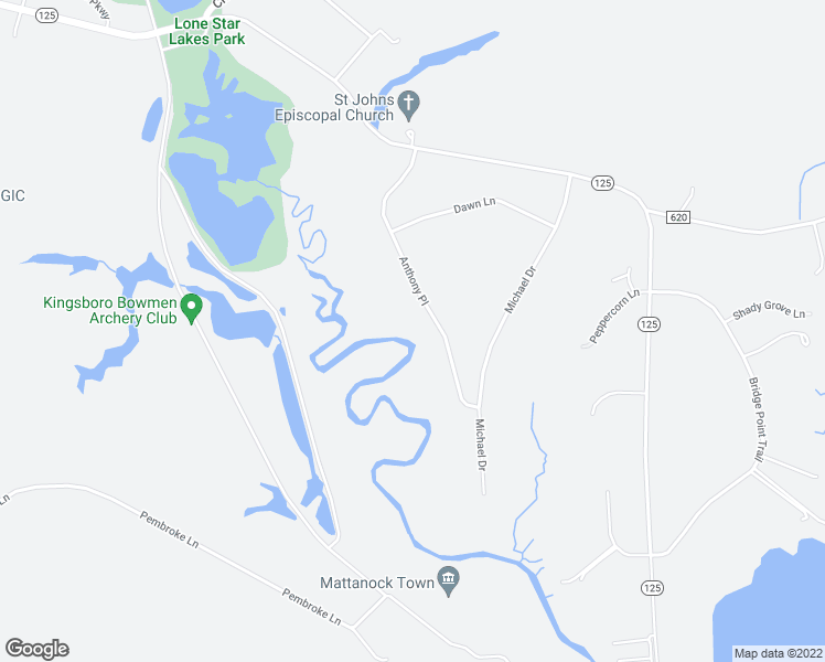 map of restaurants, bars, coffee shops, grocery stores, and more near 2018 Anthony Place in Suffolk