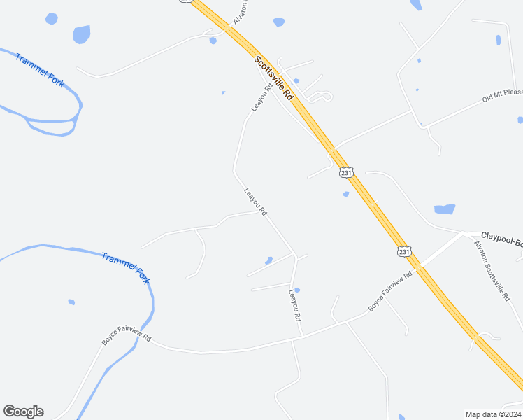 map of restaurants, bars, coffee shops, grocery stores, and more near Leayou Road in Alvaton