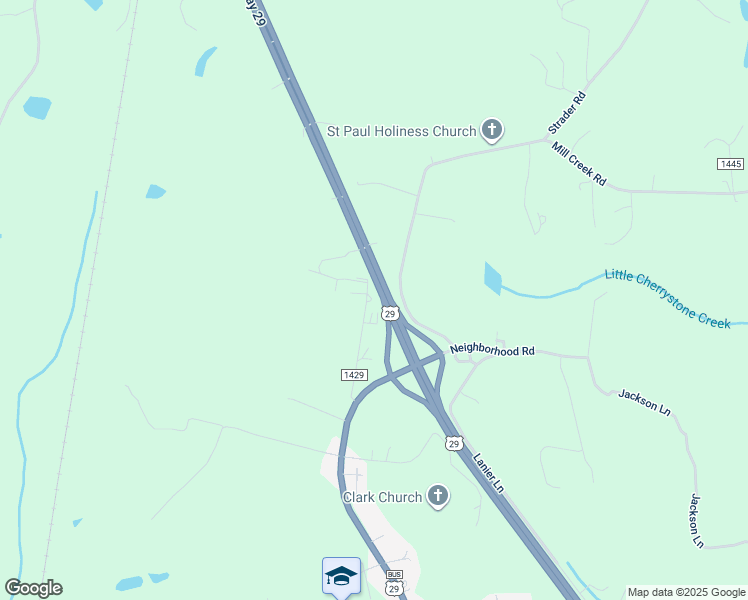 map of restaurants, bars, coffee shops, grocery stores, and more near 352 Friendship Road in Chatham
