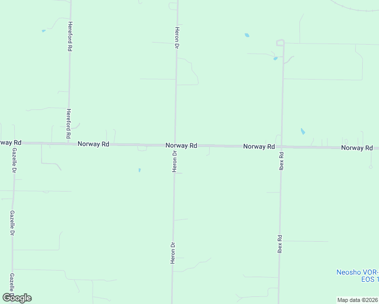 map of restaurants, bars, coffee shops, grocery stores, and more near 11000-11106 Norway Rd in Neosho