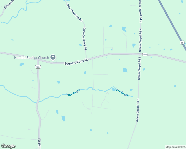 map of restaurants, bars, coffee shops, grocery stores, and more near 181 Green Acres Lane in Benton