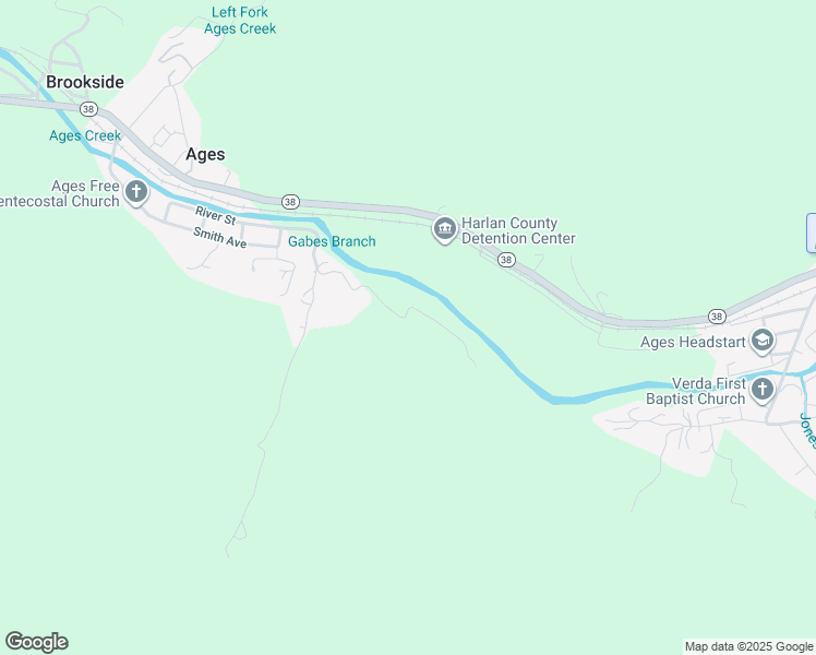 map of restaurants, bars, coffee shops, grocery stores, and more near 201 Nolan Lane in Evarts